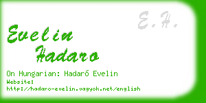 evelin hadaro business card